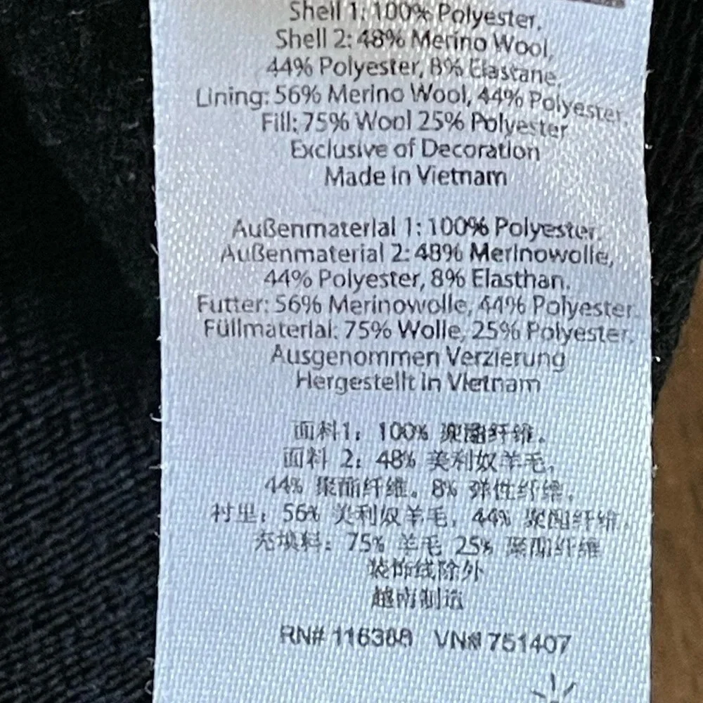 Smartwool propulsion 1/2 zip merino wool pullover black active jacket medium - Picture 8 of 8